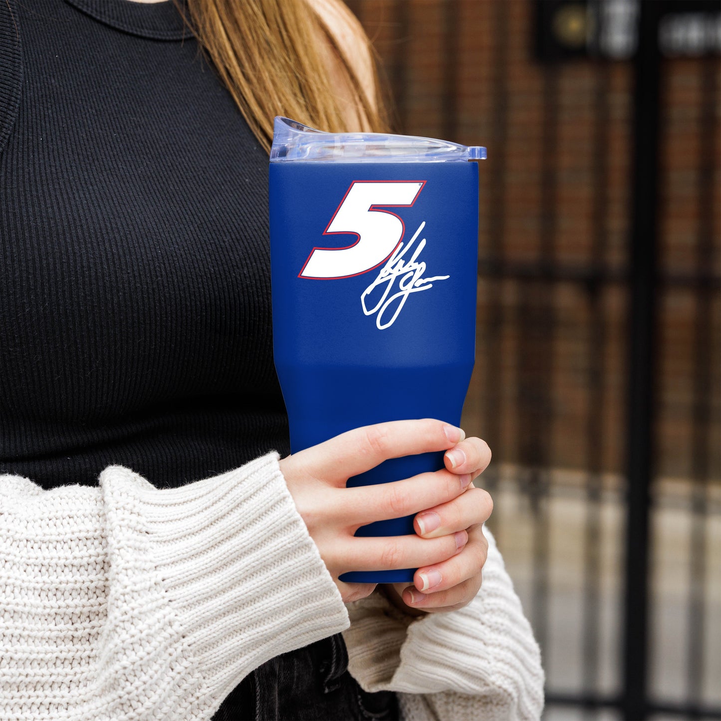Kyle Larson #5 30oz Flipside Powder Coat Tumbler