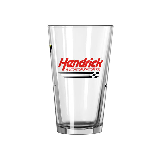 William Byron #24 16oz Gameday Alternate Pint Glass