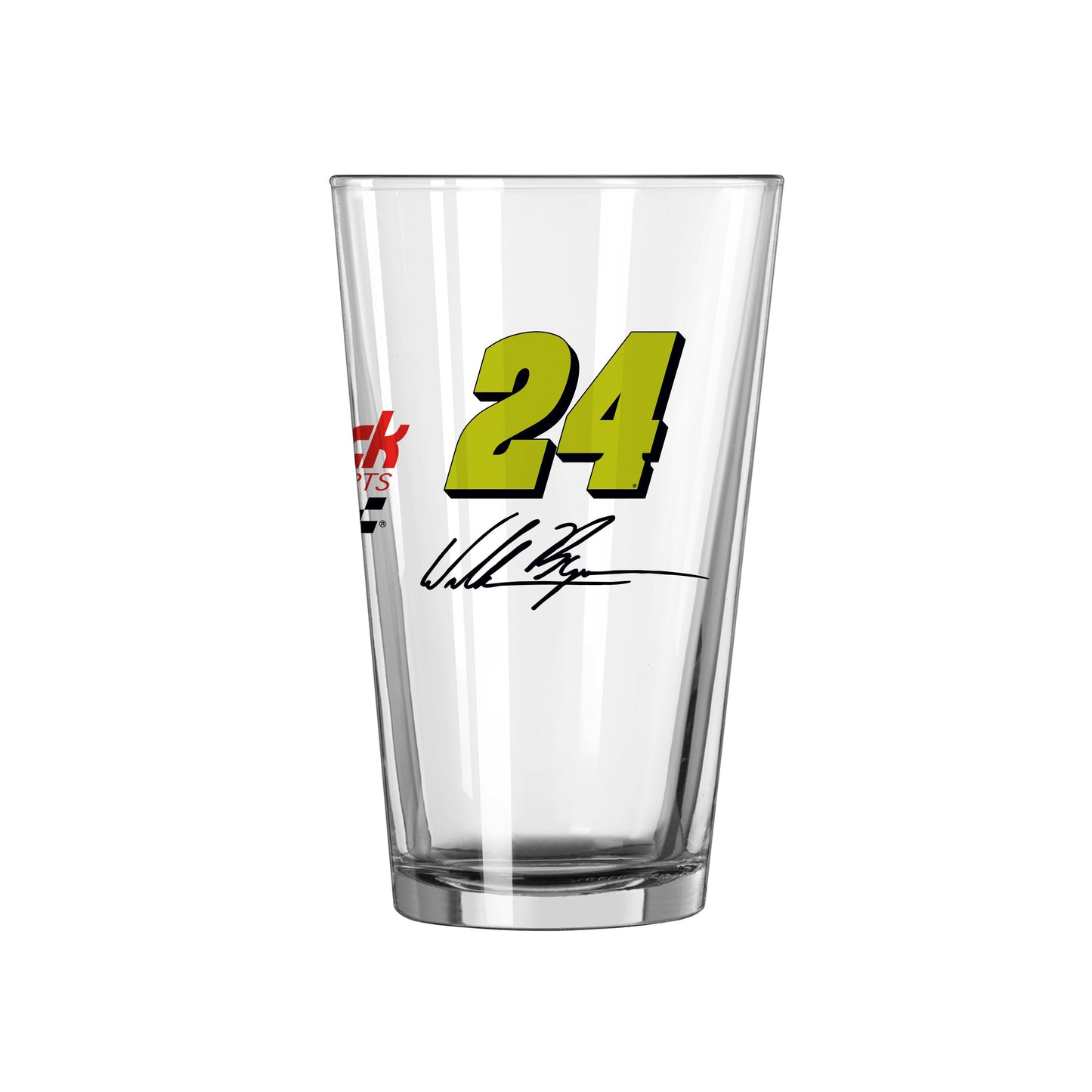 William Byron #24 16oz Gameday Alternate Pint Glass