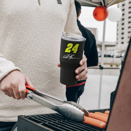 William Byron #24 30oz Flipside Powder Coat Tumbler