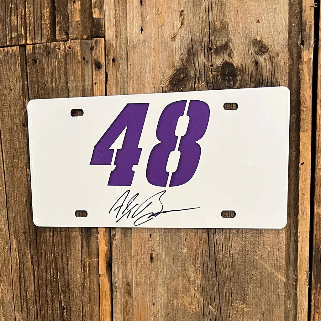 Alex Bowman #48 Car Tag