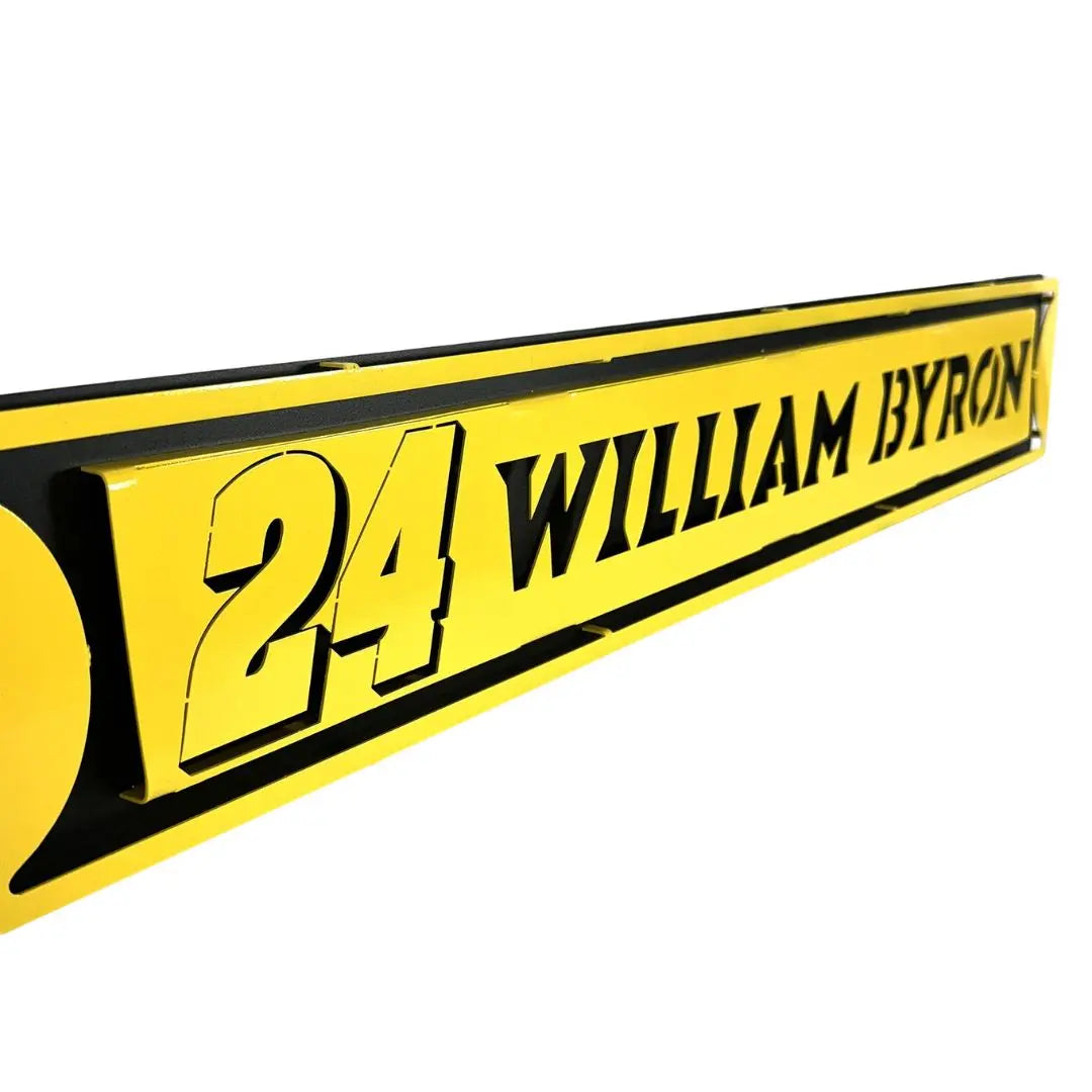William Byron #24 Street Sign