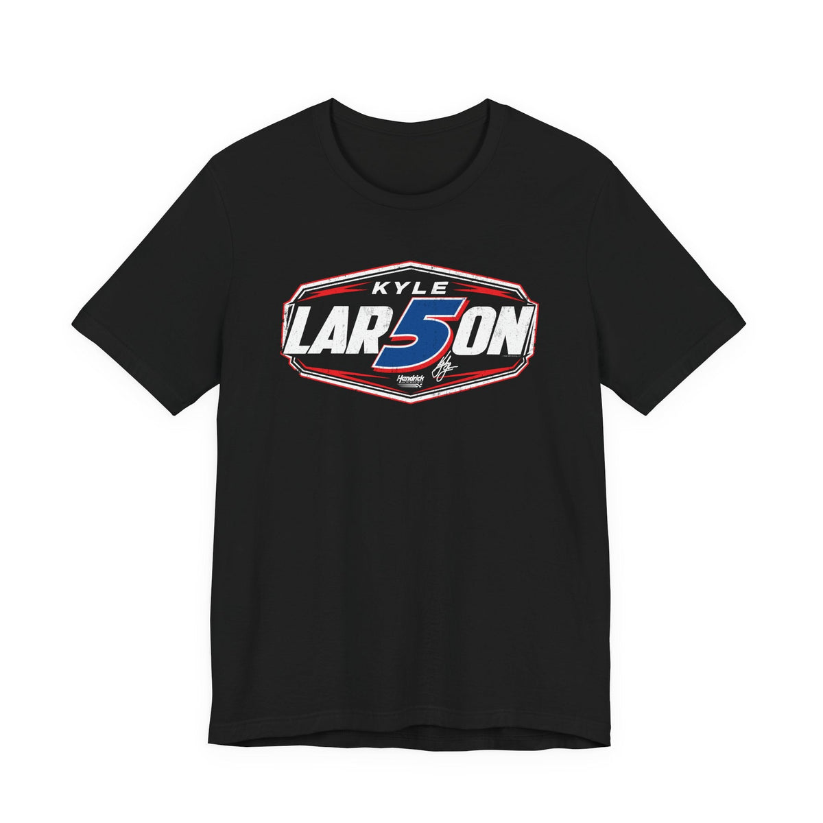 Kyle Larson #5 Dark Shield Signature T-Shirt