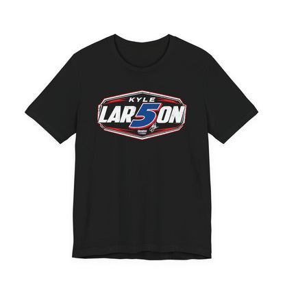 Kyle Larson #5 Dark Shield Signature T-Shirt