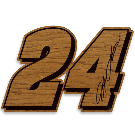 Jeff Gordon #24 Wooden Wall Hanging