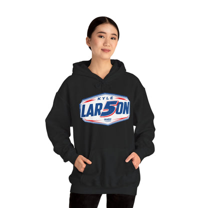Kyle Larson #5 Shield Badge Hoodie