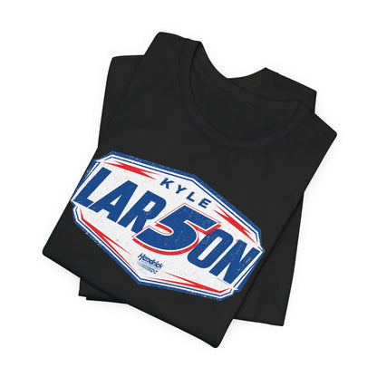 Kyle Larson #5 Shield Badge T-Shirt