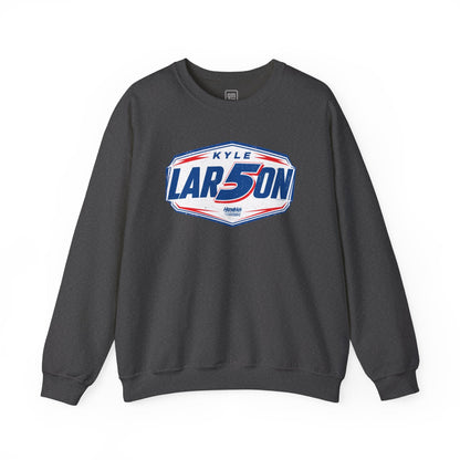 Kyle Larson #5 Shield Fill Crewneck Sweatshirt
