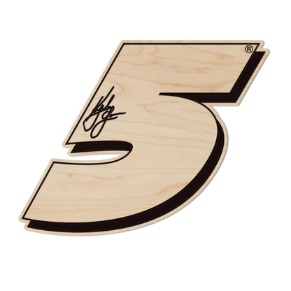Kyle Larson #5 Wooden Magnet
