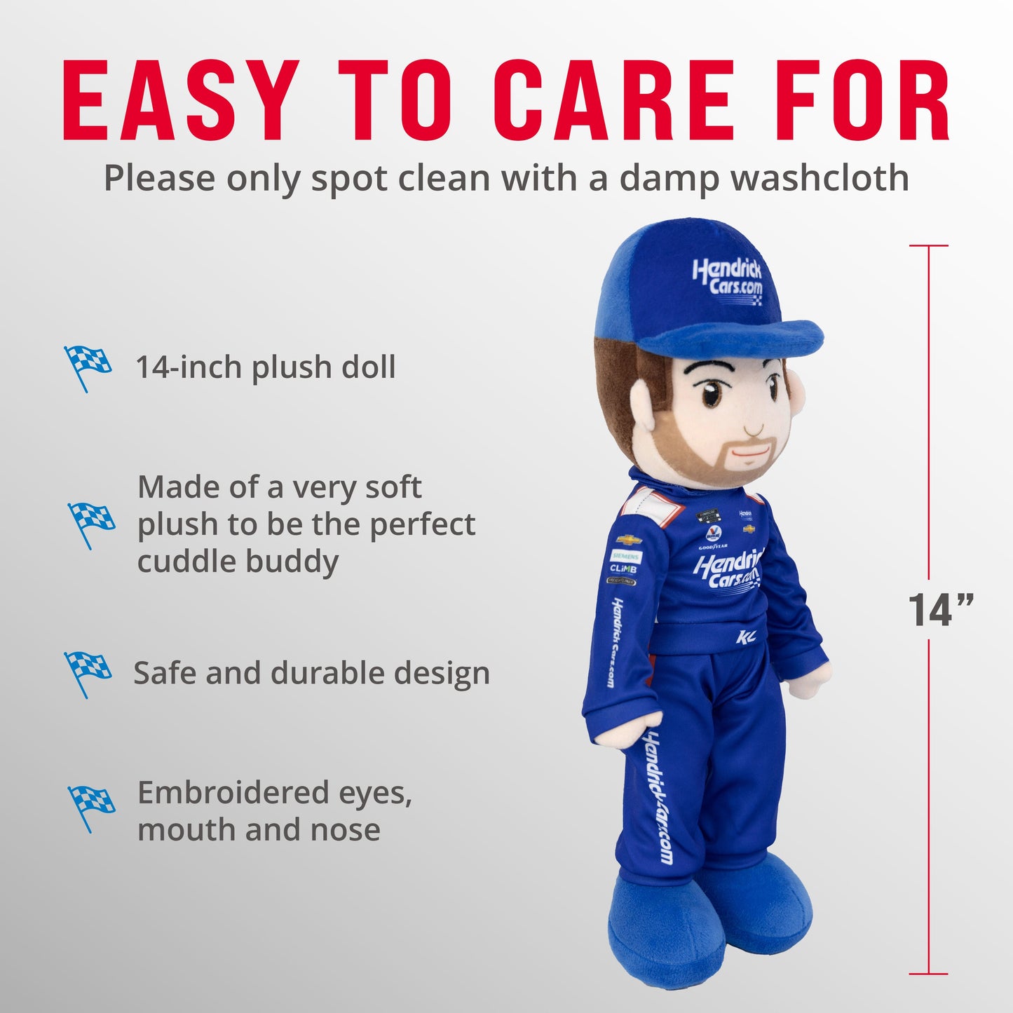 Kyle Larson #5 14" Plush Figure