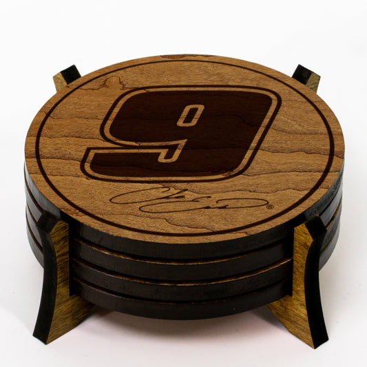 Chase Elliott #9 Wooden Coaster Set