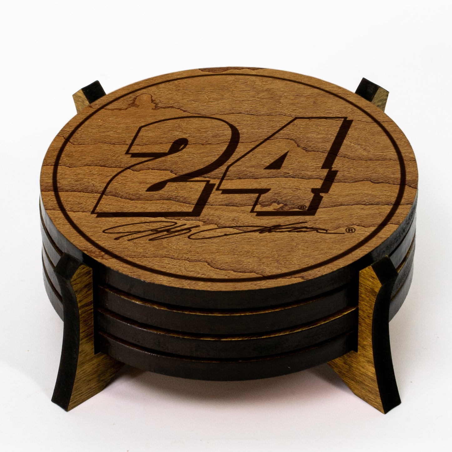 Jeff Gordon #24 Wooden Coaster Set