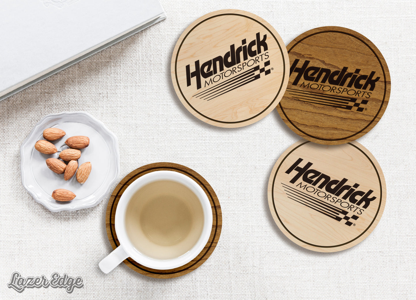Hendrick Motorsports Wooden Coaster 4-Pack