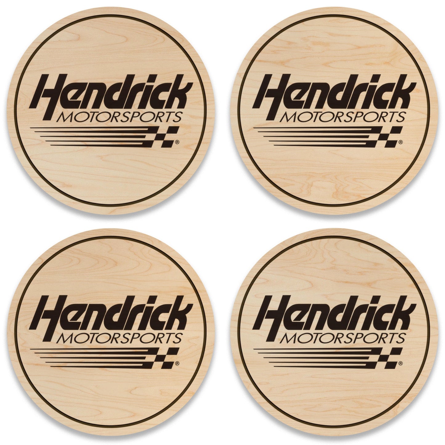 Hendrick Motorsports Wooden Coaster 4-Pack