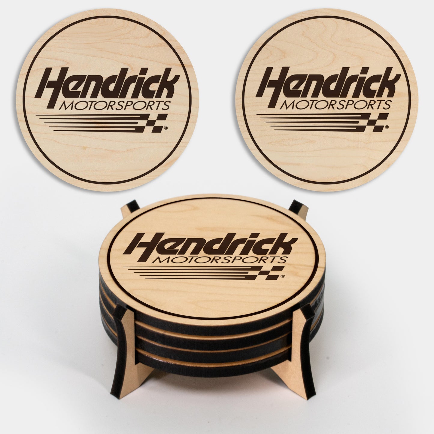 Hendrick Motorsports Wooden Coaster 4-Pack