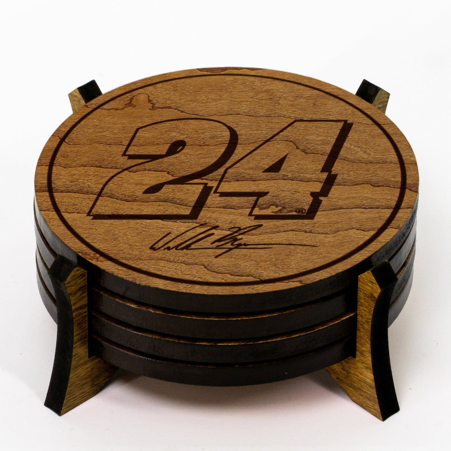 William Byron #24 Wooden Coaster Set