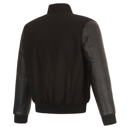 Chase Elliott #9 Reversible Wool and Leather Jacket