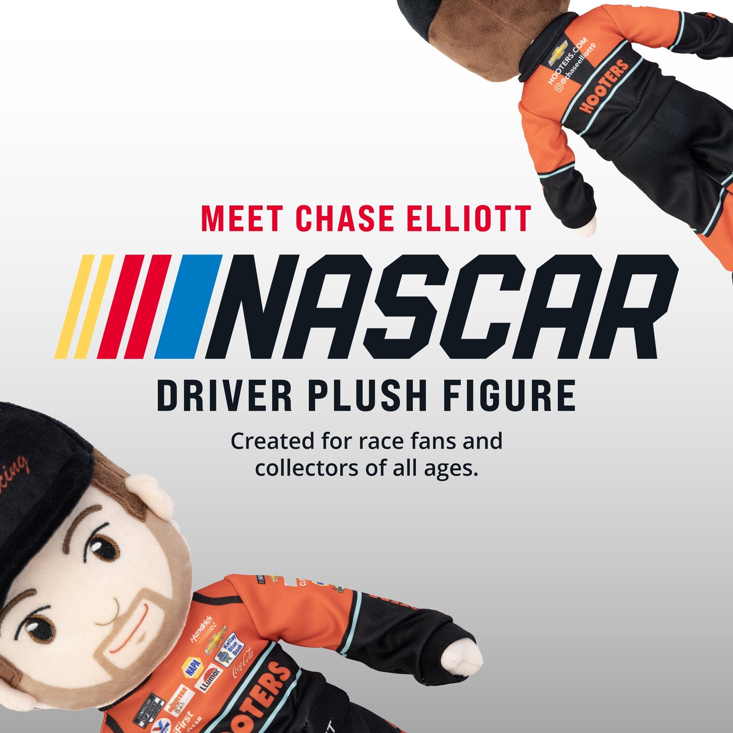 Chase Elliott #9 Hooters 14" Plush Figure