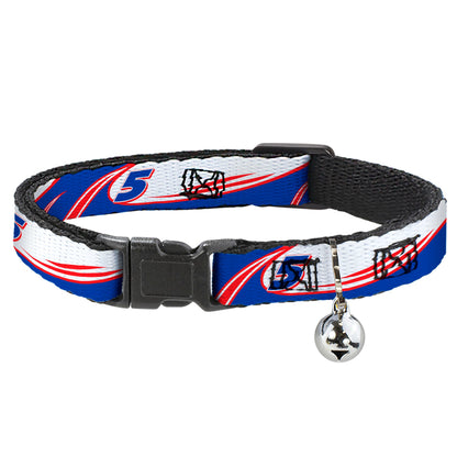 Kyle Larson #5 Car Scheme Breakaway Cat Collar with Bell