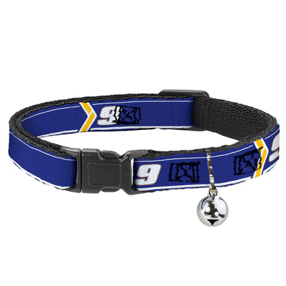 Chase Elliott #9 Car Scheme Breakaway Cat Collar with Bell