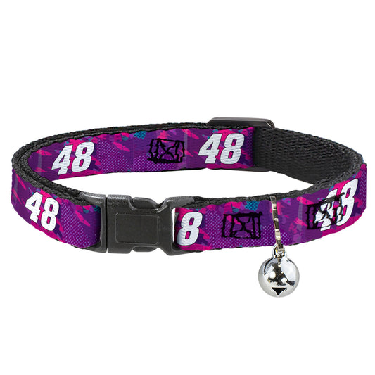 Alex Bowman #48 Car Scheme Breakaway Cat Collar with Bell