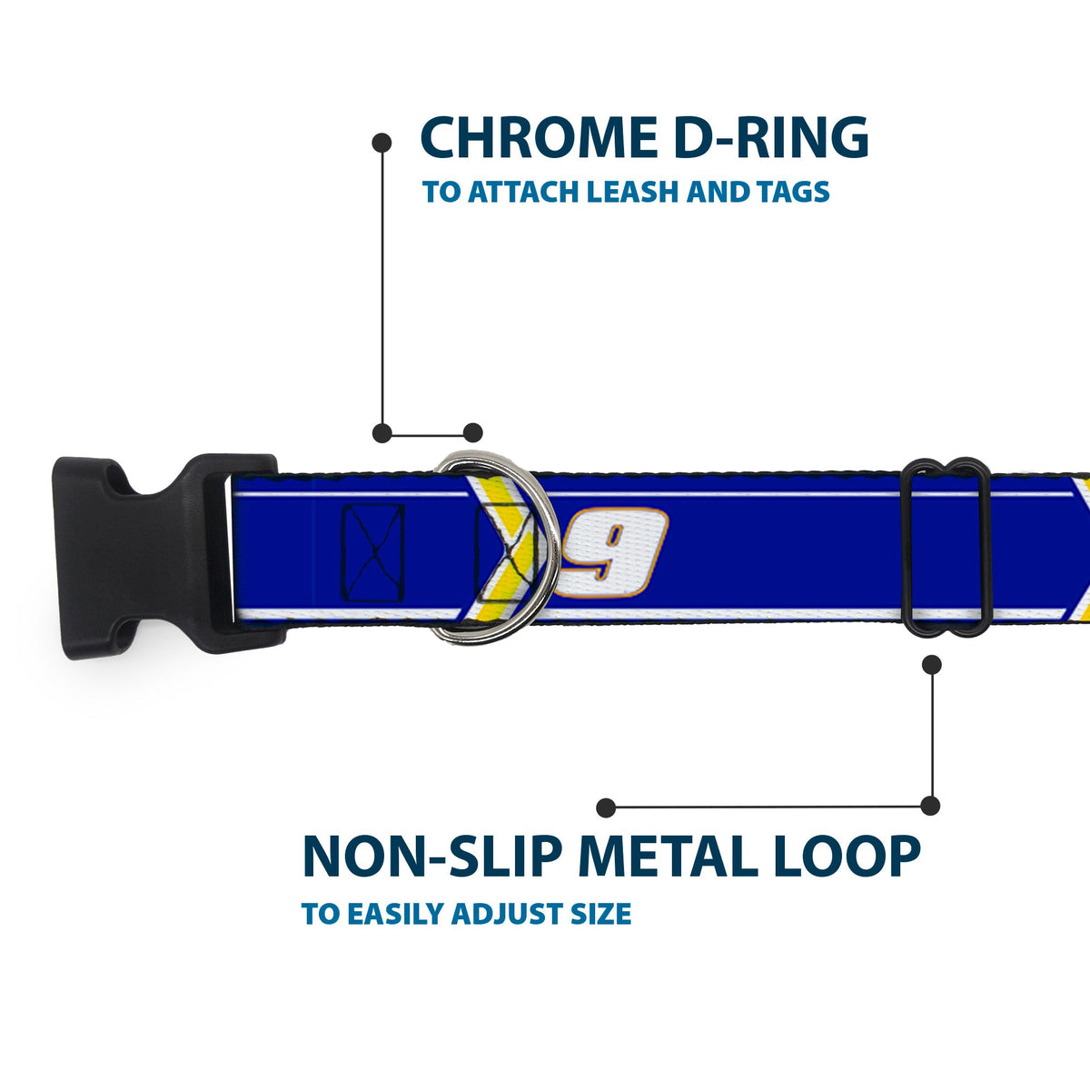 Chase Elliott #9 Car Scheme Plastic Clip Collar