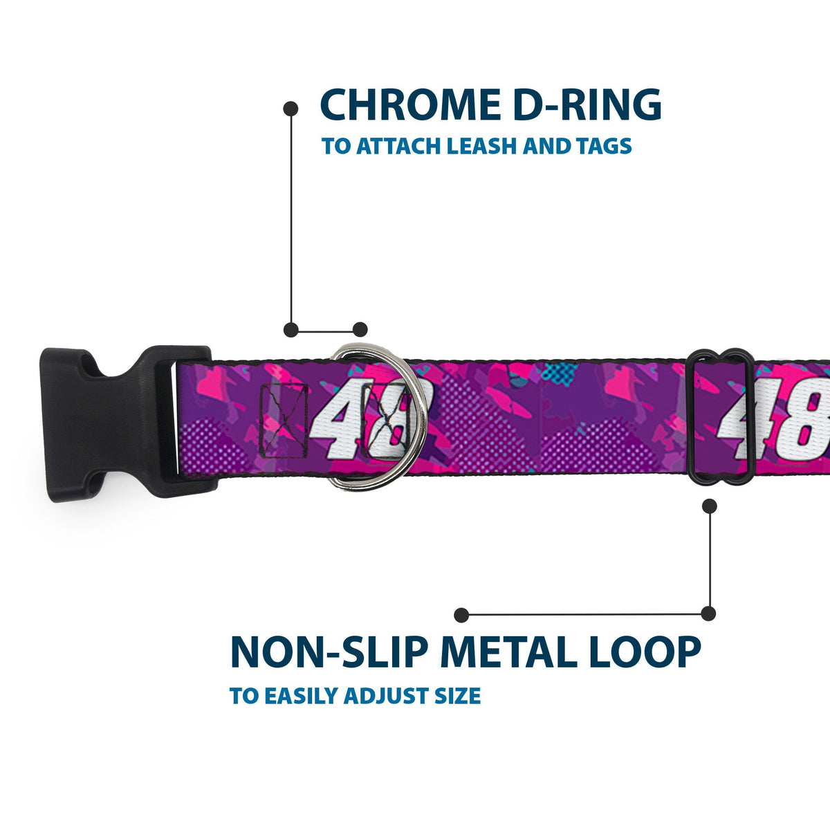 Alex Bowman #48 Car Scheme Plastic Clip Collar