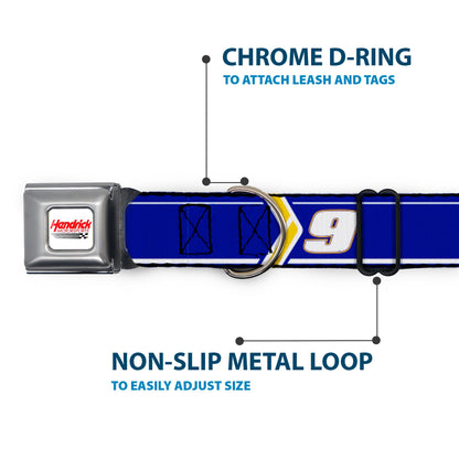 Chase Elliott #9 Car Scheme Seatbelt Buckle Dog Collar