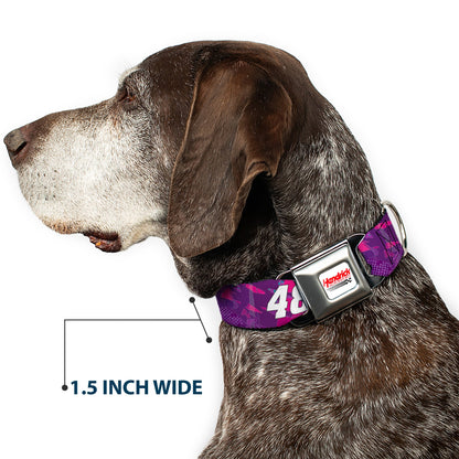 Alex Bowman #48 Car Scheme Seatbelt Buckle Dog Collar
