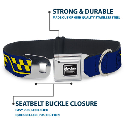 Jimmie Johnson #48 Autograph Checker Seatbelt Buckle Dog Collar