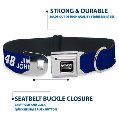 Jimmie Johnson #48 Lowe's Seatbelt Buckle Dog Collar