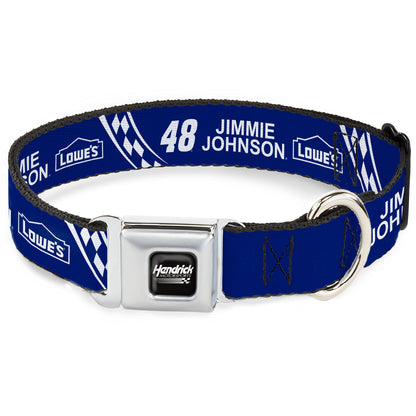 Jimmie Johnson #48 Lowe's Seatbelt Buckle Dog Collar