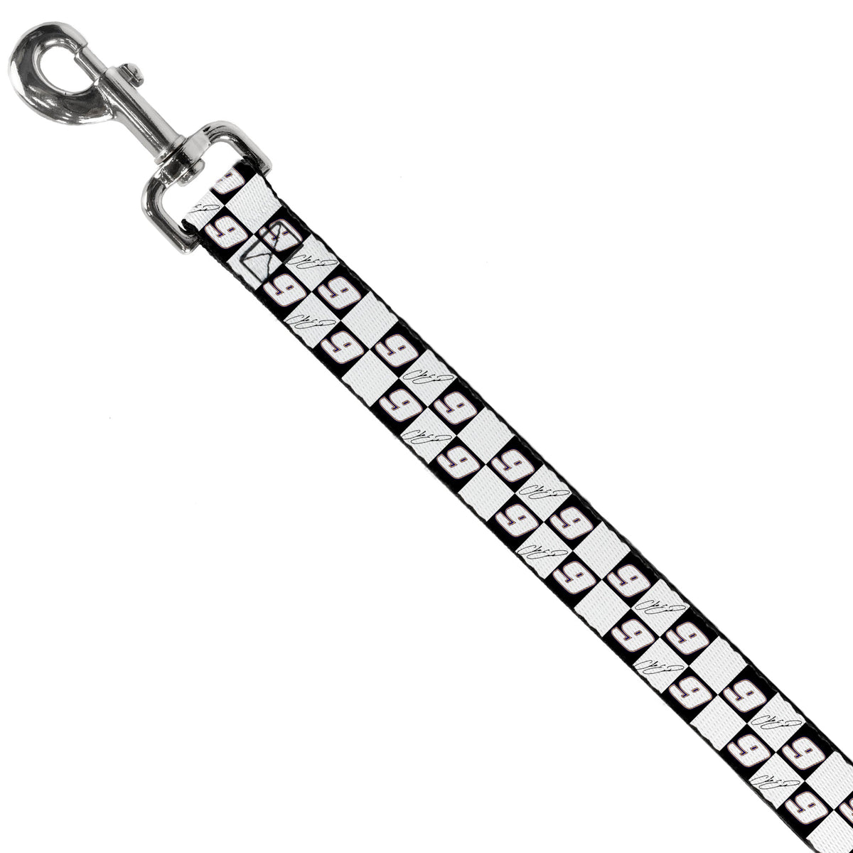 Chase Elliott #9 Autograph Checker Dog Leash