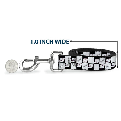 Chase Elliott #9 Autograph Checker Dog Leash