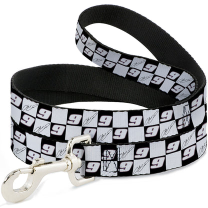 Chase Elliott #9 Autograph Checker Dog Leash