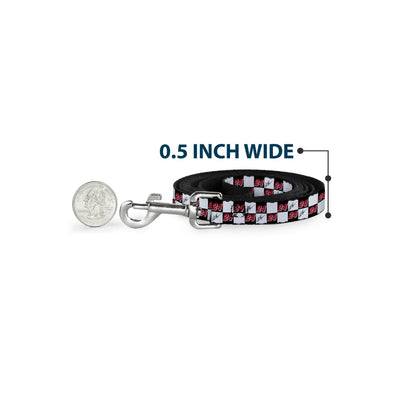 William Byron #24 Autograph Checker Logo Dog Leash