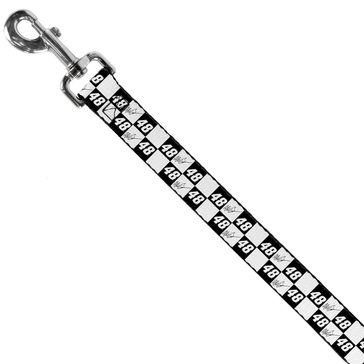 Alex Bowman #48 Autograph Checker Dog Leash