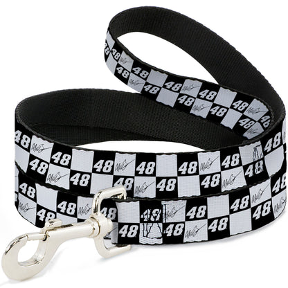 Alex Bowman #48 Autograph Checker Dog Leash