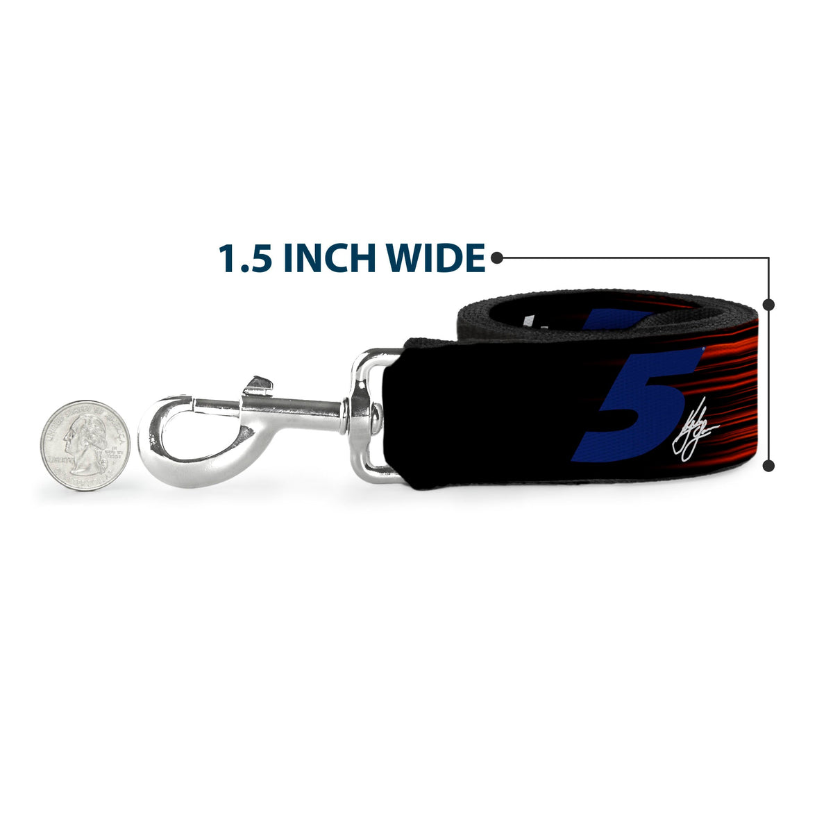Kyle Larson #5 Autograph Valvoline Hendrick Motorsports Logo Dog Leash