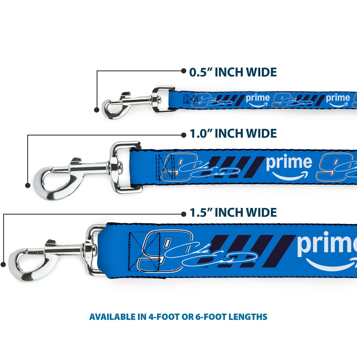 Chase Elliott #9 Autograph Prime Logo Dog Leash