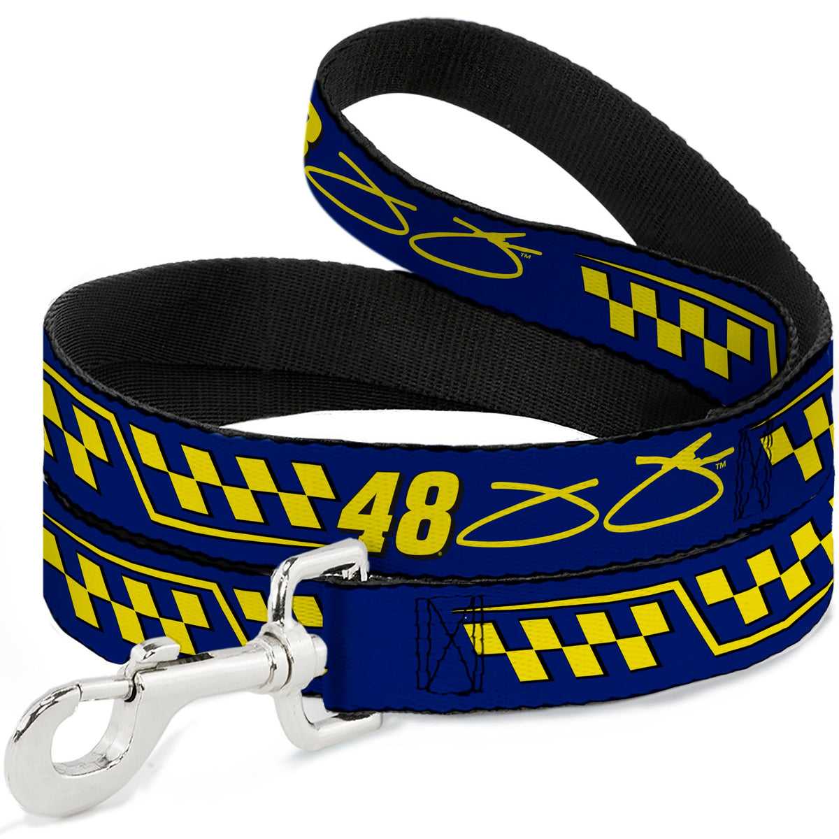 Jimmie Johnson #48 Autograph Checker Dog Leash