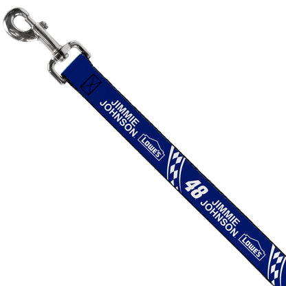 Jimmie Johnson #48 Lowe's Logo Checker Dog Leash