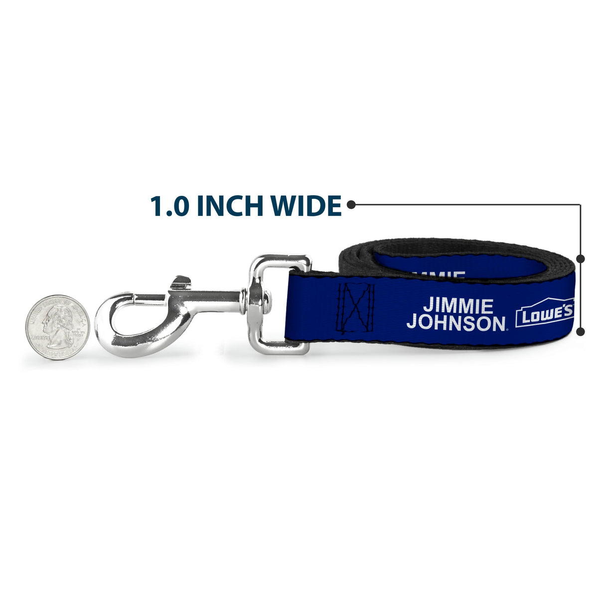 Jimmie Johnson #48 Lowe's Logo Checker Dog Leash