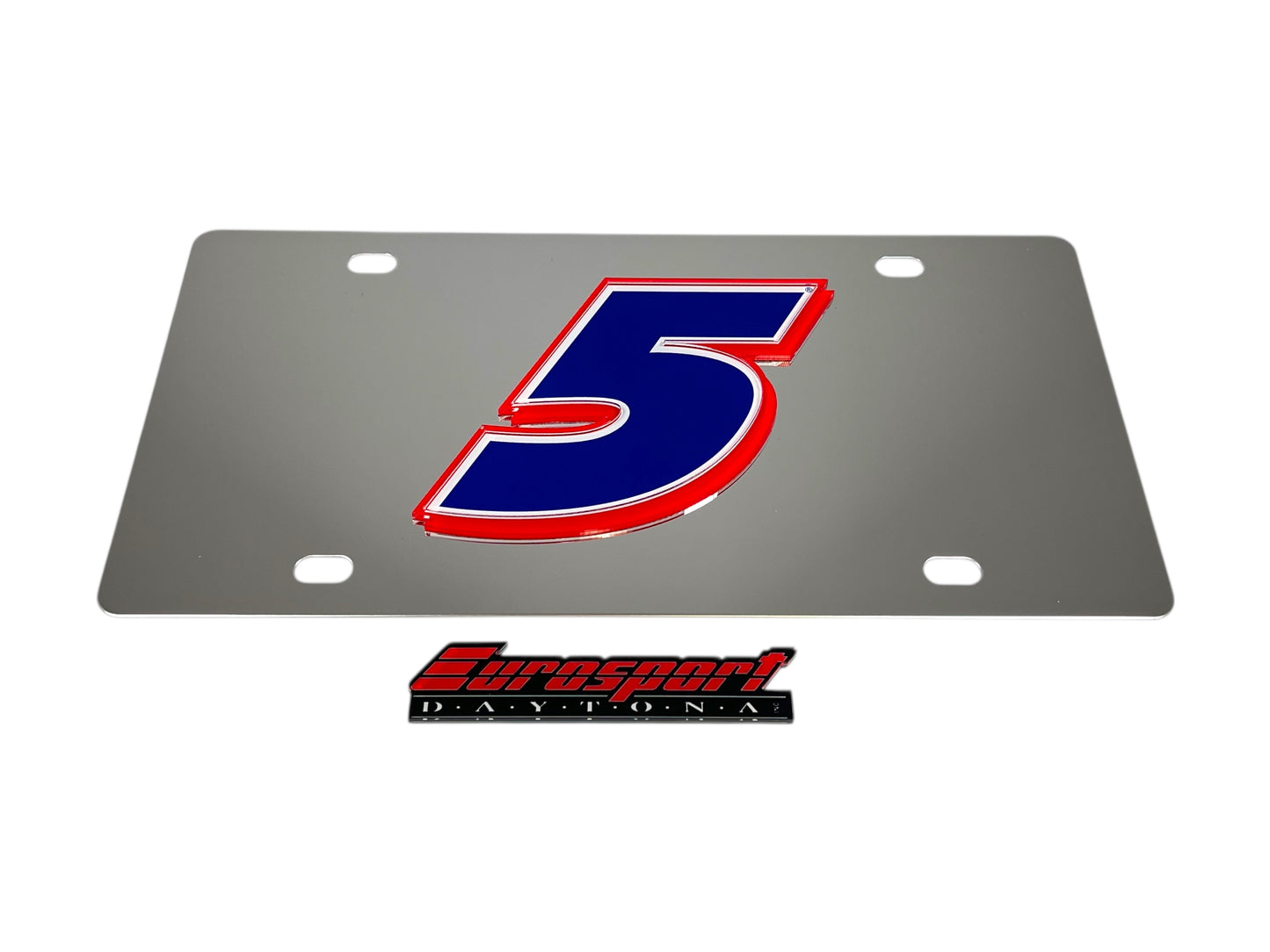 Kyle Larson #5 HendrickCars.com Stainless Steel License Plate