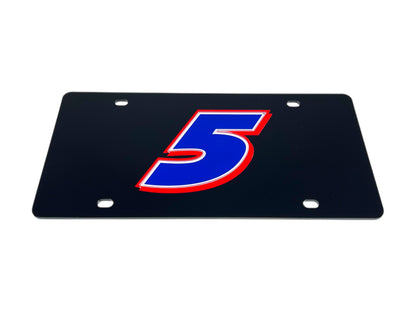 Kyle Larson #5 HendrickCars.com Acrylic License Plate