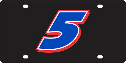 Kyle Larson #5 HendrickCars.com Acrylic License Plate