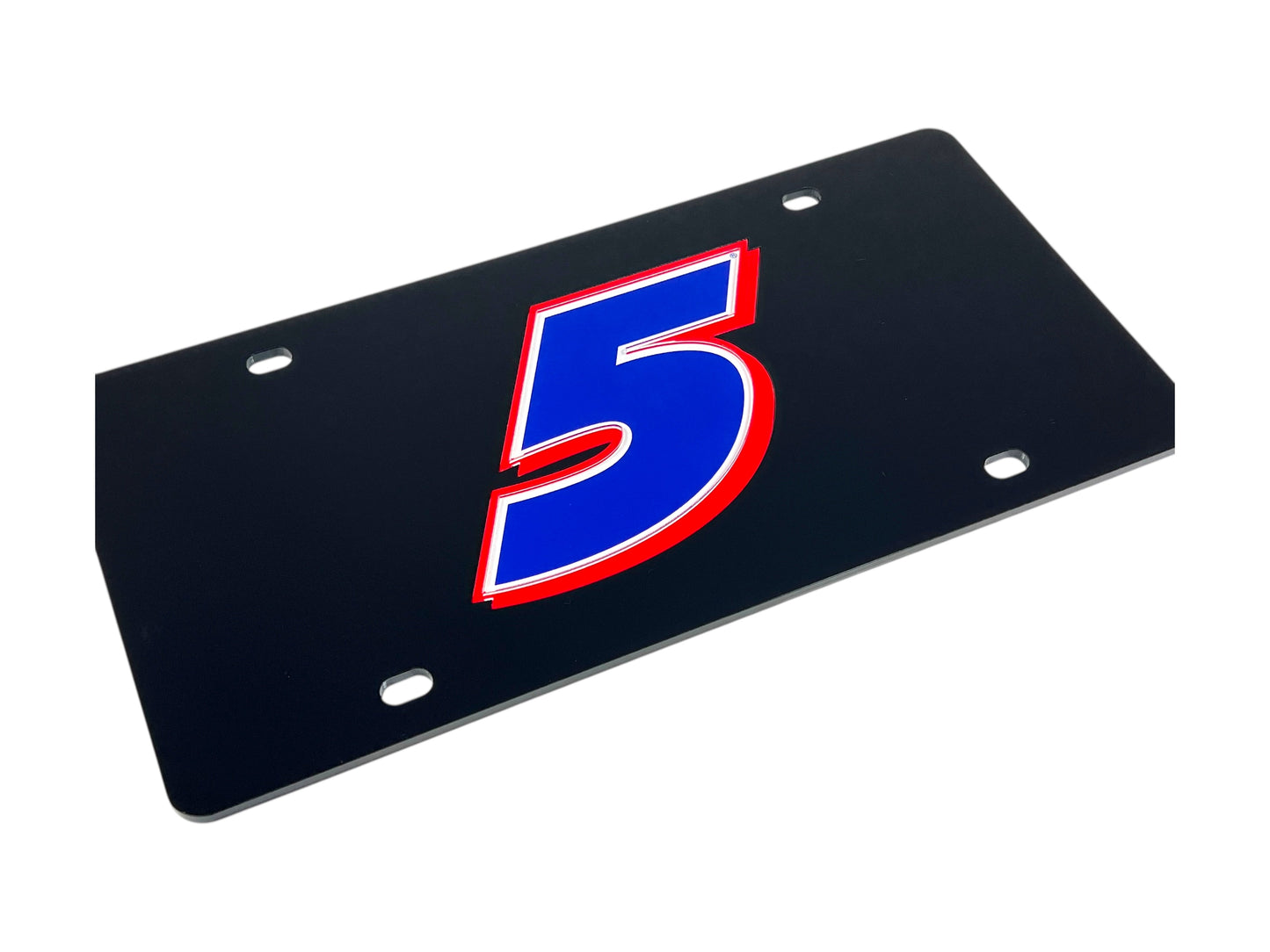 Kyle Larson #5 HendrickCars.com Acrylic License Plate