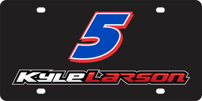Kyle Larson #5 HendrickCars.com Acrylic License Plate