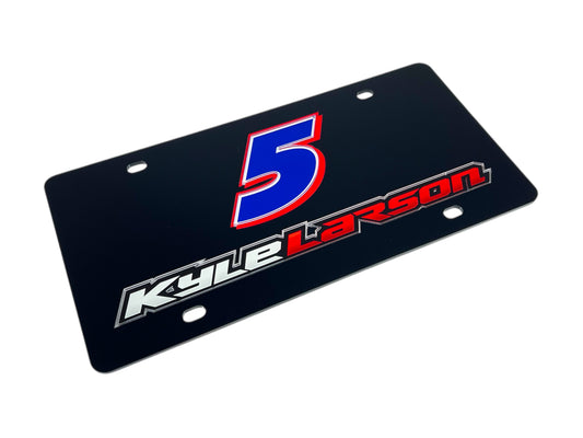 Kyle Larson #5 HendrickCars.com Acrylic License Plate