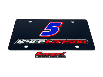 Kyle Larson #5 HendrickCars.com Acrylic License Plate